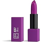 3INA The Lipstick - Moisturizing Lipstick for Women - Semi-Matte Satin Finish with 5-Hour Long Wear - Highly Pigmented and Comfortable - 437-0.16 oz