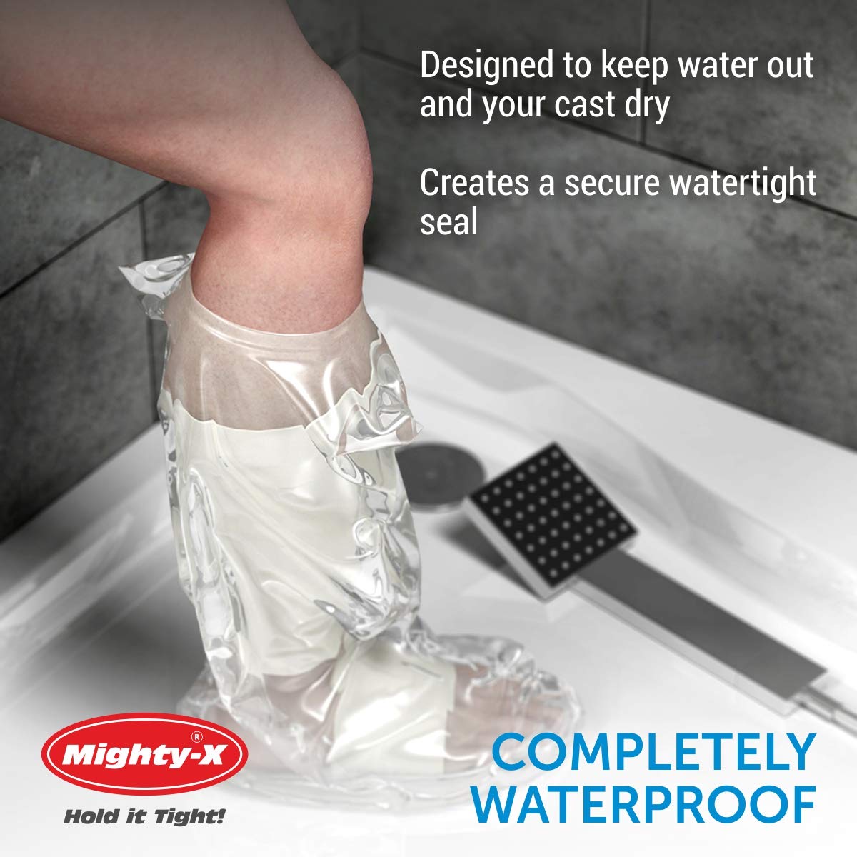 100% Waterproof Cast Cover Leg -【2020 Upgraded】Watertight Seal - Reusable Adult Cast Covers for Shower Leg, Knee & Ankle - 2 Pack: Industrial & Scientific