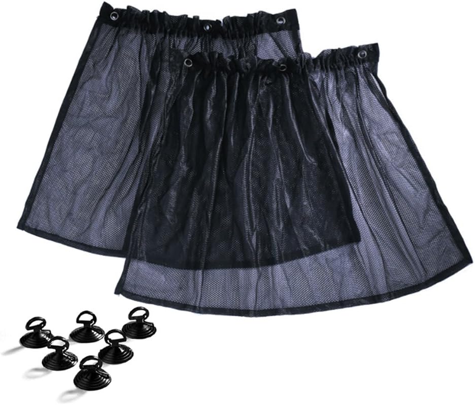 Amazon Kilonext 車用 カーテン 日よけ 赤ちゃん メッシュ 簡単取付 吸盤式 2枚セット カーテン 車 バイク