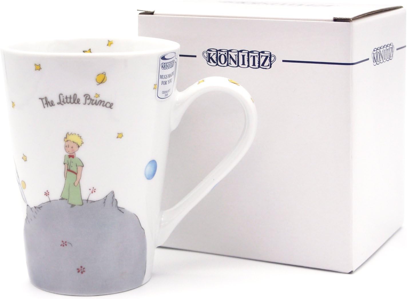 Amazon De Konitz Der Kleine Prinz Stars Becher Englisch Tasse Kaffeetasse Porzellan Kleiner Prinz 420 Ml 11 1 032 1364