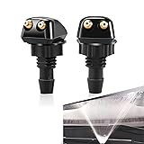 Fluher 2 PCS Car Front Windshield Water Spray
