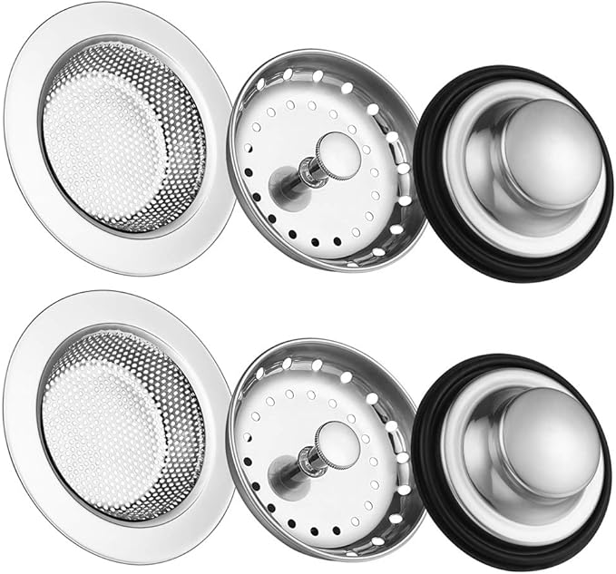 6 Pack of Kitchen Sink Stopper Strainer,Carry360 AntiClogging