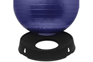 ARRANUI Exercise Ball Base - Balance Ball Chair for Stability - Fits Balls 45 cm - 75 cm -Easily Converts Yoga Ball to Office