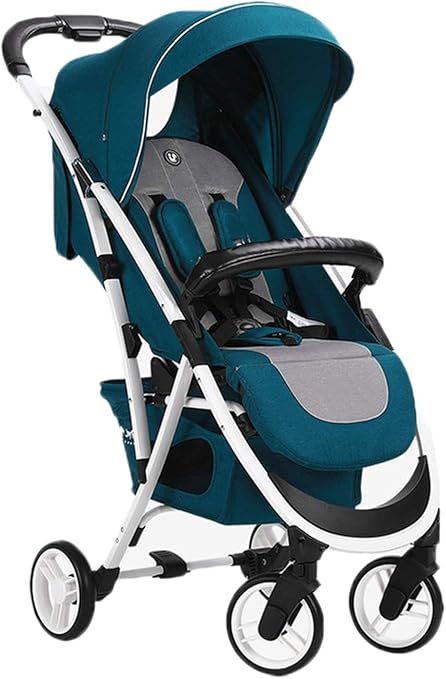 Pushchair For Babies Lightweight Stroller For Toddlers 2 In 1 Buggy With Reclining Position Up To 25 Kg Compact Pram Travel Systems 4 Wheel Foldable Amazon De Kuche Haushalt