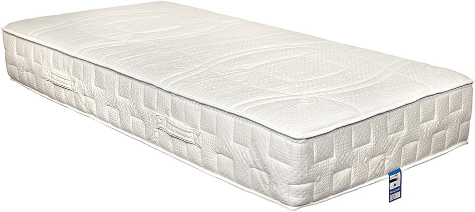 Yanis Latex Sense Bellagio Latex Mattress Soft Latex Bed Mattress with Removable Cover Mattress for Pressure Relief Fire Resistant Barrier Skin friendly Durable Super King (180 x 200cm)