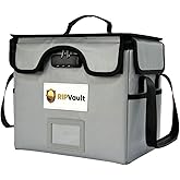 RIP VAULT End of Life Organization System - Fireproof Storage Box for Important Documents - Estate Planning Tool with Pre-labeled File Organizer Folders | All-in-one Solution - Rated Up to 1200°F