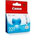 Canon CLI-221 Cyan Ink Tank Compatible to MP980, MP560, MP620, MP640, MP990, MX860, MX870, iP4600, iP3600, iP4700