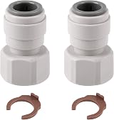 GBULTR 2 Pack Female 1/2 to 12mm Push Fit Water Adaptor White view 7