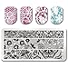 Born Pretty 5Pcs Nail Art Stamp Template Image Plates BPL026-030