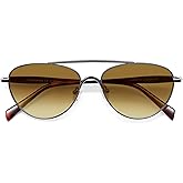 VANLINKER Polarized Trendy Aviator Metal Cat Eye Sunglasses for Women Men Retro Vintage Shades VL9868