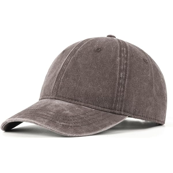 Oversize XXL 100% Cotton Baseball Cap, Extra Large Washed