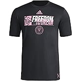 adidas Mens Inter Miami Cf MLS Short Sleeve T-Shirt