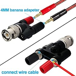 onelinkmore BNC Male Plug to 2X 4mm Dual Banana