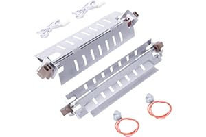 M Motico WR51X10055 Refrigerator Defrost Heater Kit, WR55X10025 Refrigerator Temperature Sensor, WR50X10068 Defrost Thermostat Compatible with General Electric Hotpoint Refrigerators