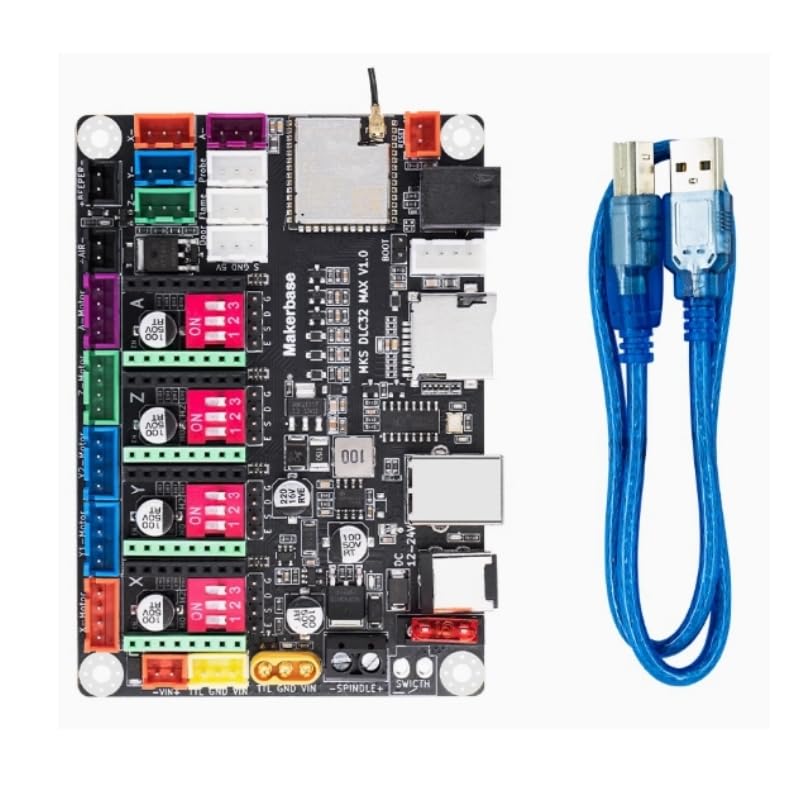 Photo 1 of CNC Controller 4 axis MKS DLC32 MAX Expansion Card GRBL 32 bit ESP32 Shield Breakout Board Engraving Machine Upgrade Parts