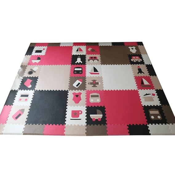 Yingui Anti Slip Foam Puzzle Mats, Thicken Green Crawling Mat, Home Living Room Game Pad 30301.4cm