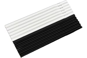 12Pieces Black and White Charcoal Pencils Professional Sketch Highlight Pencil for Drawing Sketching Shading Blending Sketchi