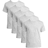 Hanes Ultimate Men's 5-Pack Tagless ComfortSoft Crewneck T-Shirt
