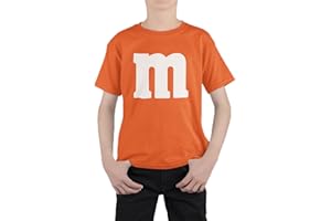 Veracco Letter M Halloween Costumes Youth T_Shirt Funny Halloween Team Group T-Shirt