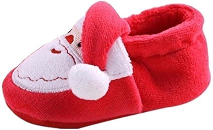 baby christmas slippers