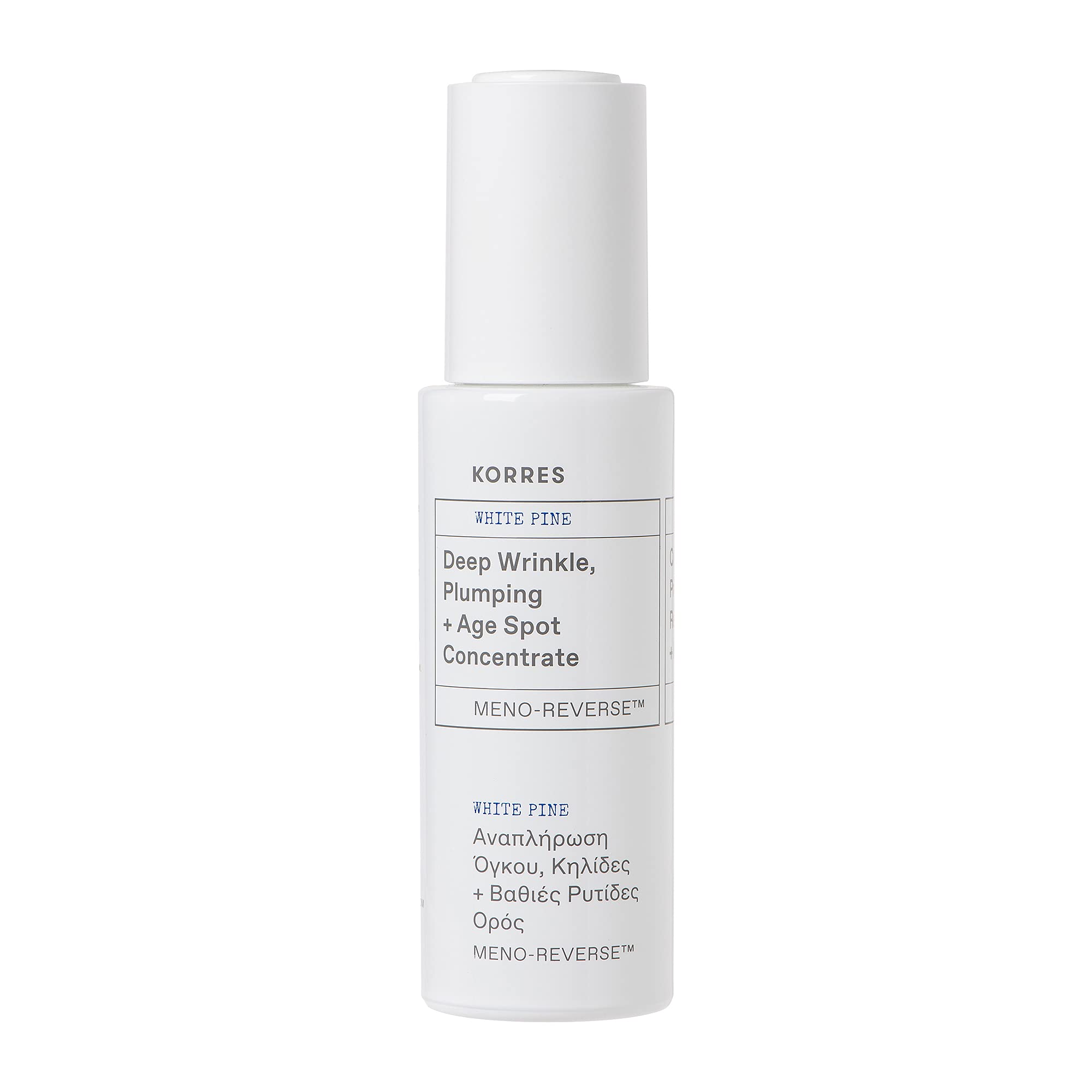 KORRES White Pine Meno-Reverse Deep Wrinkle, Plumping + Age Spot Concentrate, 30 ml