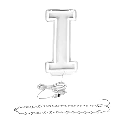 ATTNEON Letter I Neon Sign,Letter Lights 26