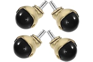 SEWACC 4pcs Casters Mute Rotating Wheels for Office Chairs Furniture Replacement Casters Wheels