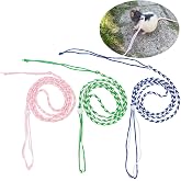 3 Pack Adjustable Hamster Leash Harness, Walking Lead for Small Animals | Woven Nylon Traction Strap Anti‑Choke Walking Rope for Rat Gerbil Outdoor Exercise Training Adventuring