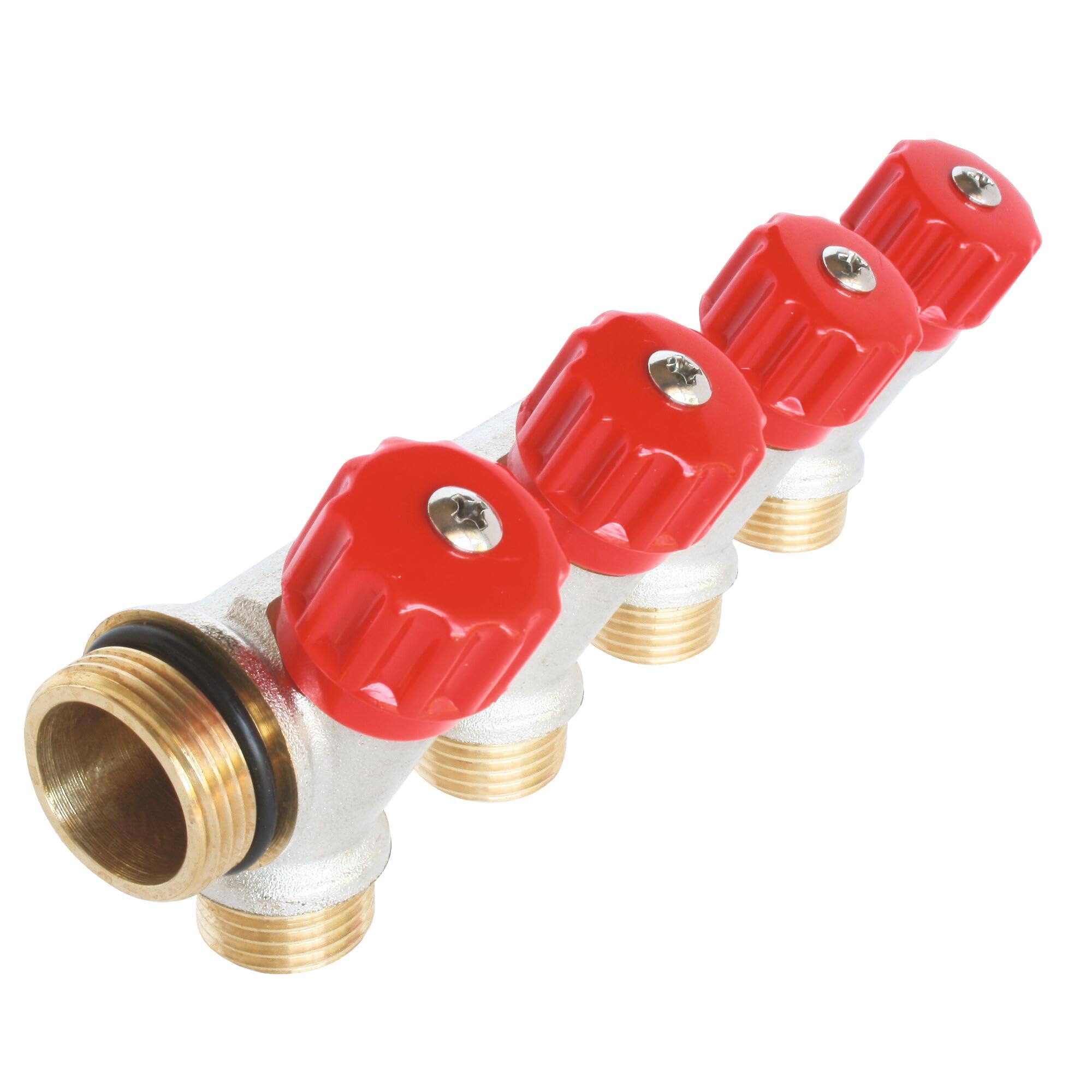 Somatherm 4015-04-20R 1 x Easy Lock Sani Collar, 4 Outlets 3/4-1/2m with Mini Valves