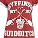 Harry Potter Womens Quidditch Pajamas Large Multicolored