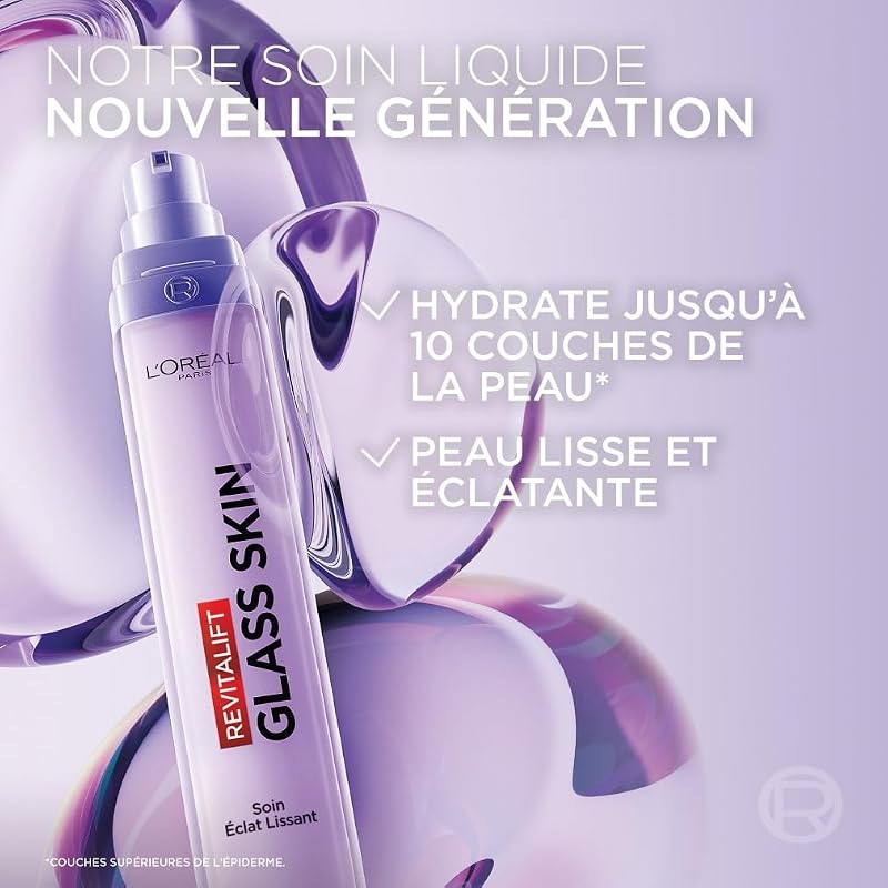 L'Oréal Paris Revitalift Filler Glass Skin Crème Hydratante Éclat 70ml