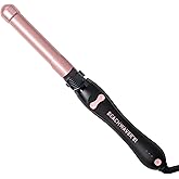 The Beachwaver Co. B1 Rotating Curling Iron - Automatic 1" Ceramic Curling Iron - Easy-to-Use Spinning Wand for Long-Lasting Waves, Auto-Shut Off, Travel-Friendly, Dual Voltage (BW160), Midnight Rose