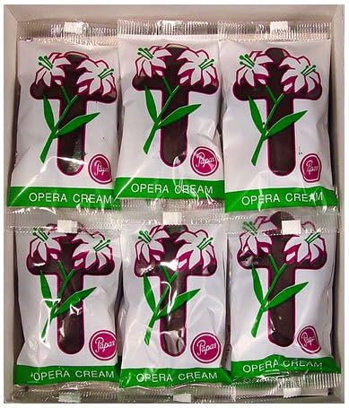Papas Dark Chocolate Opera Cream Crosses 24ct Box