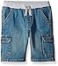 Wrangler Authentics Toddler Boys' Knit Waist Short, 4T, Indigo Light