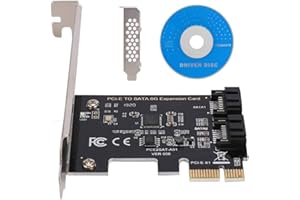 PCI-E to SATA 3.0 Extension Card, PCI-E Cards PCI Express to SATA 3.0 2-Port SATA III 6Gbps Expansion Adapter Boards