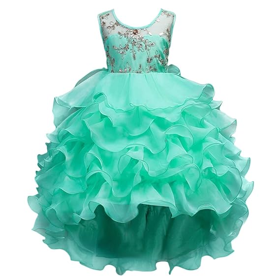 teal flower girl dresses uk