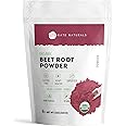 Kate Naturals Beet Root Powder for Baking & Smoothies (12 oz) USDA Organic Beetroot Powder & Nitric Oxide Supplement for Increase Energy & Stamina Pre Workout. Gluten Free Organic Beet Powder