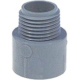 Carlon E943e-ctn Male Adapter, 3/4", Pvc, Gray
