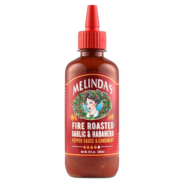 MELINDA’S FIRE ROASTED GARLIC & HABANERO HOT SAUCE...