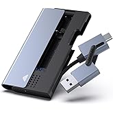 BENFEI M.2 NVME SATA SSD Enclosure, 10 Gbps USB Type-C/Type-A to NVME PCI-E SATA M-Key/(B+M) Key Solid State Drive Enclosure