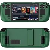 Steam Deck Carrying Case with Kickstand - Protective Case for Valve Steam Deck - Accessories for Drops, Scratches, Dust, Fing
