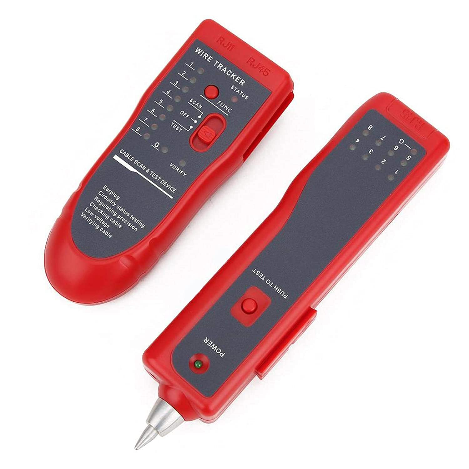 Rec Trade Wire Tracker RJ11 RJ45 Cable Tester Line: Amazon.in: Electronics