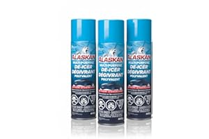 Alaskan Windshield De-Icer Spray 455g – Fast Ice Melting Formula – Clears Frost, Snow & Ice Instantly – Winter Car Care Spray