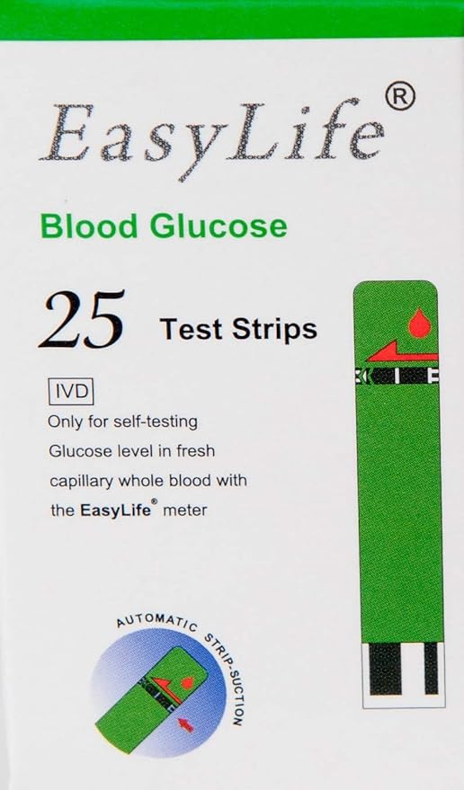 Easylife Glucose Test Strips (Pack of 25) EasylifeG Amazon.co.uk