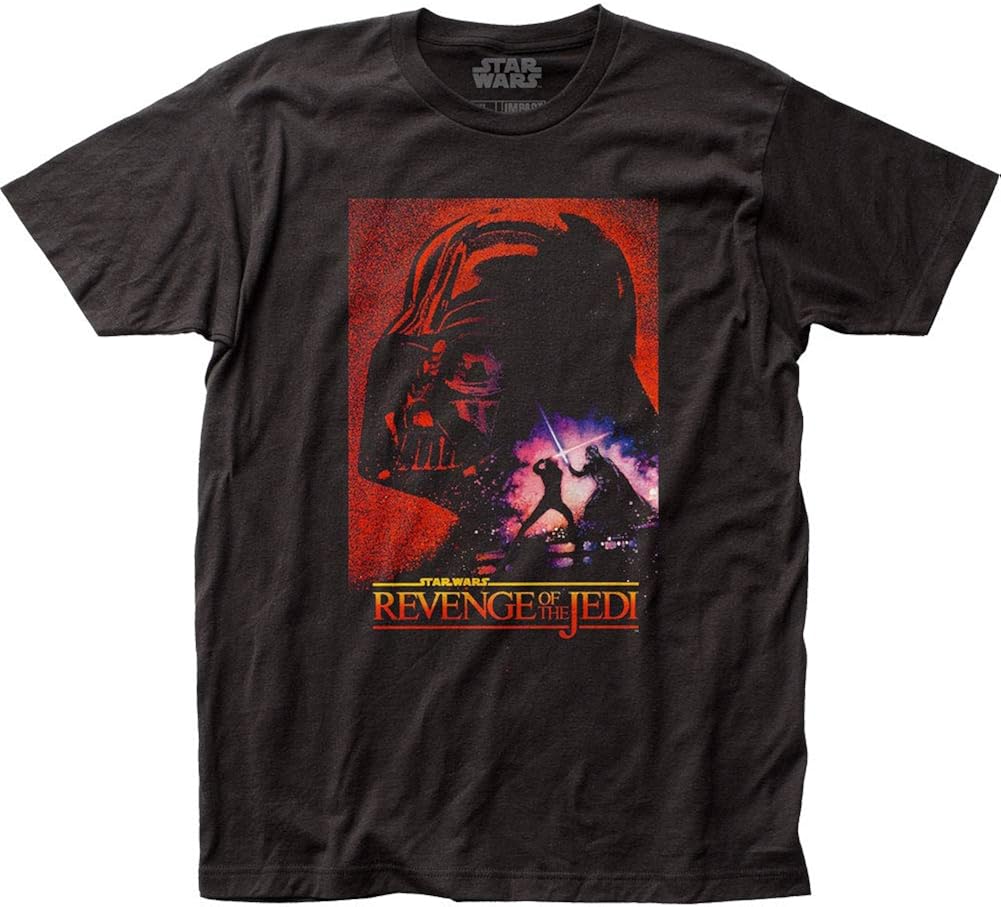 Star Wars The Revenge of The Jedi Movie Poster T-Shirt: Amazon.co.uk: Clothing