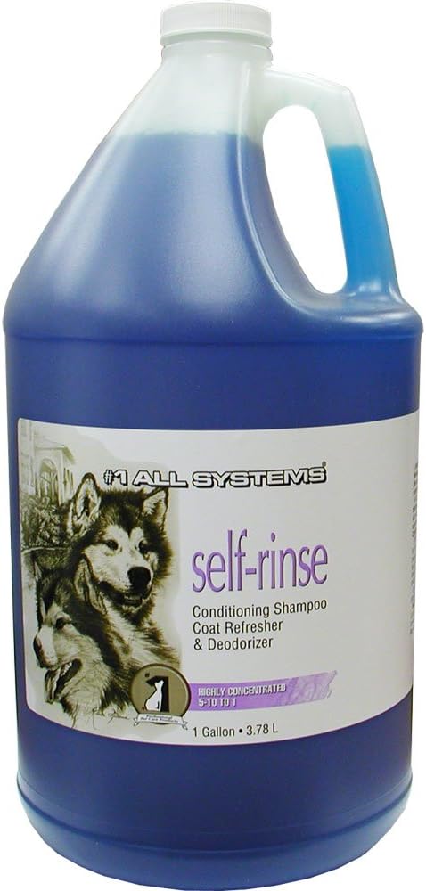 self rinse dog shampoo