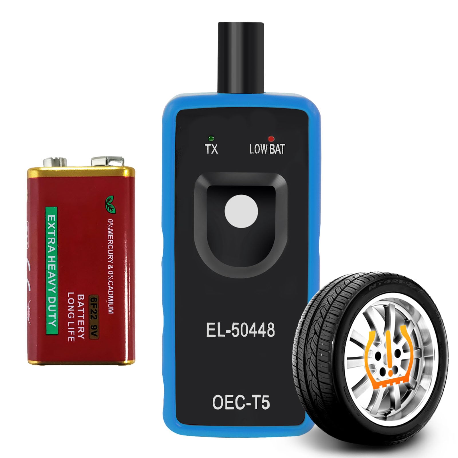 Photo 1 of EL-50448 TPMS Relearn Tool with Battery, FIRSTOOL OEC-T5 TPMS Reset Tool TPMS Tire Sensor for GM, Auto TPMS Programming Tool, Tire Pressure Sensor Programming Tool for GM/Buick/Chevy Series Vehicles