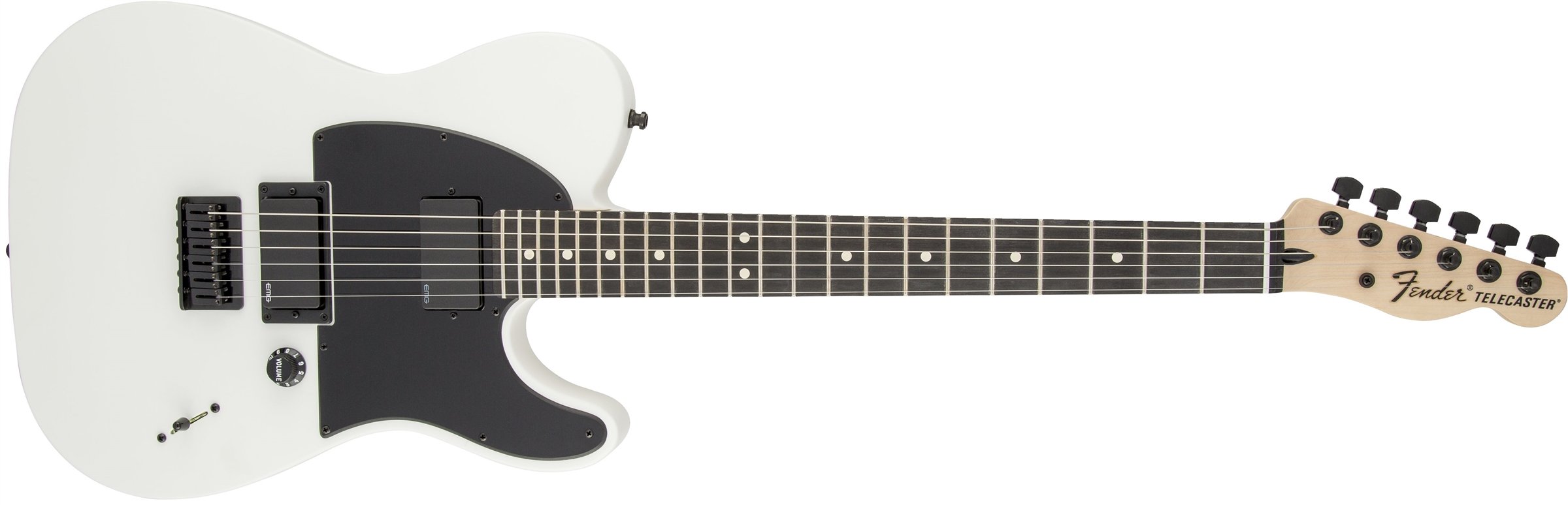 Fender Jim Root Telecaster, Ebony Fretboard Flat White Buy Online in