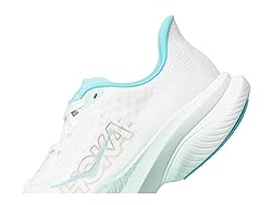 Hoka Women's Mach 6 Sneaker, Frost/Rose Gold, 8.5