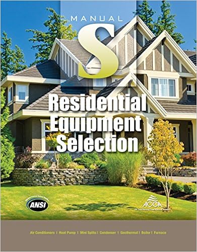 Residential Equipment Selection Manual S P E Air Conditioning Contractors Of America Hank Rutkowski Amazon Com Books